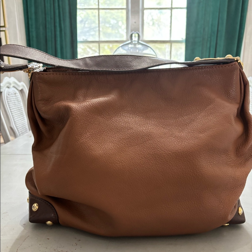 Michael Kors leather handbag.